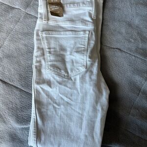 Madewell Women's White High-Rise Skinny Jeans